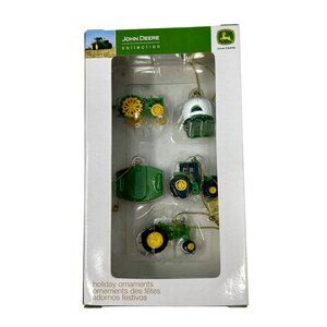 John Deere Christmas Ornament‎ Collection - Set Of 5 by Enesco